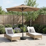  Suncobran za vrt s LED svjetlima i postoljem 230 x 230 cm Cene
