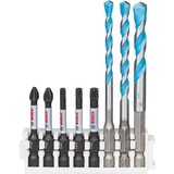 Bosch 9-delni set bitova dužine 50mm Hex-9 MultiConstruction 5,6,8mm; Impact Power PH2, PZ2, T20, T25, T30 (2608577144) | ePonuda.com