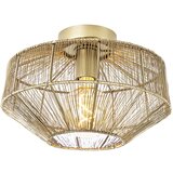 QAZQA Moderna stropna svetilka iz medenine 30 cm - Bolti | Shoptok.si