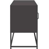 vidaXL TV omarica črna 100,5x39x60,5 cm jeklo | Shoptok.si
