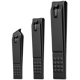  Set od 3 grickalice za nokte – velike, manje i pod kutom - crni | Shoptok.si