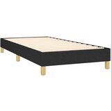Box spring postelja z vzmetnico črna 80x200 cm blago, (20726642) | Shoptok.si