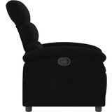 vidaXL Naslanjač iz črnega blaga | Shoptok.si