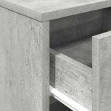  Noćni ormarići 2 kom s ladicama betonsko-sive boje 40x34x50 cm | Shoptok.si