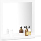  Kupaonsko ogledalo bijelo 40 x 10,5 x 37 cm konstruirano drvo | shoptok.hr