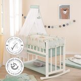 Roba Bela obposteljna zibelka z nastavljivo višino 90x45 cm Woodland Buddies – | Shoptok.si
