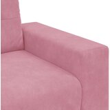 3-sedežni kavč roza 180 cm iz žameta, (22054326) | Shoptok.si