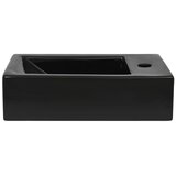  Umivaonik s otvorom pravokutni keramički crni 46x25,5x12 cm | Eponuda.ba