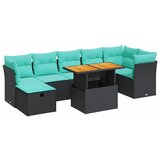  8-dijelni set vrtnih sofa od poliratana s jastucima sivi bagrem | shoptok.hr