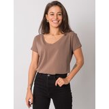 BASIC Feel Good T-shirt-RV-TS-4832.11P-brown | Shoptok.si