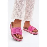Boto Women's Platform Slippers With Decoration Fuchsia Daphira | shoptok.hr