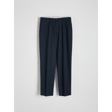 Reserved - MEN`S TROUSERS - mornarsko plava | shoptok.hr