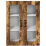 vidaXL Stenska kuhinjska omarica z vrati Dimljeni oreh 60 x 31 x 80 cm | Shoptok.si