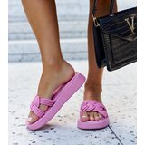 Gemre Dark pink rubber slides Ferrei | Shoptok.si