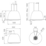 Elica ostrvski aspirator EDITH CLASSIC/F/50 | Eponuda.com