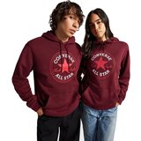 Converse muški duks go-to all star patch standard-fit fleece pullover hoodie cene