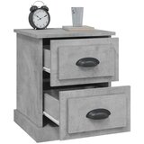  Noćni ormarići 2 kom boja betona 39x39x47,5cm konstruirano drvo | shoptok.hr