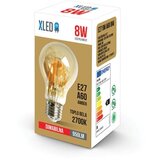 Xled e27 208481 8w a60,2700k,220v,950lm,60*108mm,ra&#880580 pf&#88050.5 amber filament sijalica dimabilna Cene
