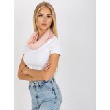 Fashion Hunters Light pink light scarf polka dot chimney | Shoptok.si