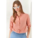 Olalook Shirt - Pink - Regular fit Cene