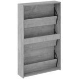 Ormarić za cipele s ogledalom 3razine boja hrasta 63x17x102,5cm | shoptok.hr