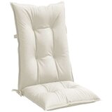  Jastuci za stolice 4 kom prošarano krem 120x50x7 cm tkanina | shoptok.hr