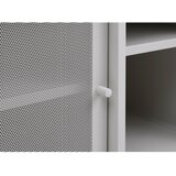 Unique Furniture Bela kovinska TV omarica 160x55 cm Veep – | Shoptok.si