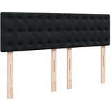  Krevet s oprugama i madracem crni 160x200 cm baršunasti | shoptok.hr