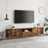 TV ormarić s ladicom boja hrasta 200x25x44 cm konstruirano drvo | shoptok.hr