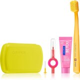 Curaprox Travel Set potovalni set za kozmetiko Green (za zobe, jezik in dlesni) Cene