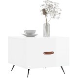  Stolići za kavu 2 kom sjajni bijeli 50x50x40 konstruirano drvo | shoptok.hr