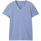 Tom Tailor Majica modra / svetlo roza / bela