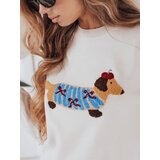 DStreet Damski sweter z aplikacją psa CHICPAWS kremowy | Shoptok.si