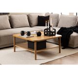 Actona Stolić za kavu u dekoru hrasta u prirodnoj boji 90x90 cm Banbury – | shoptok.hr