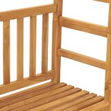  Vrtna klupa s pergolom 115 cm od masivne tikovine | shoptok.hr