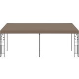 vidaXL Paviljon za namestitev na steno 6x3x2,5 m taupe - - taupe - 46.55 - 6 x 3 x 2.5 m - 2025- | Shoptok.si