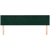  Uzglavlja tamnozelena 180x5x78/88 cm baršunasta | Eponuda.ba