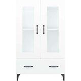  Visoka komoda bijela 70 x 31 x 115 cm od konstruiranog drva | shoptok.hr