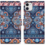 Cadorabo Ohišje, združljiv z Apple - Design Blue Mandala št. 1 - Zaščitni pokrov z magnetnim zapiranjem, funkcijo stojala in režo za kartico, (20590556) Cene