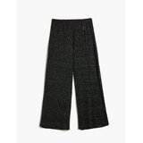 Koton Silvery Wide Leg Trousers with Slit Detail. | shoptok.hr