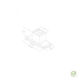 Elica Aspirator HIDDEN ADVANCE BL MAT/A/52 | Eponuda.com