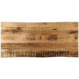 vidaXL Mizna plošča z naravnim robom 80x40x3,8 cm trden robusten mango | Shoptok.si