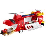  Foldable Police Transport Plane with Vehicles Lights Sounds | Shoptok.si