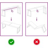 Stolna ploča svjetlosmeđa 120x40x(2-4) cm obrađena hrastovina | shoptok.hr