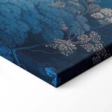  Slika - Landscape with Trees in Illustrative Style Fairy-Tale Blue Forest 60x40 Na talijanskom platnu | shoptok.hr