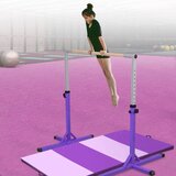  Gimnastična palica, bradlja, drog, po višini nastavljiva gimnastična palica, roza, vijolična ali modra | Shoptok.si