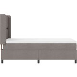 vidaXL Box spring krevet Sivo-smeđa 100 x 200 cm tkanina | shoptok.hr