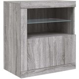  Komoda z LED lučkami siva sonoma 181,5x37x67 cm | Shoptok.si