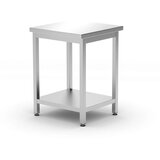  Delovna Miza s Polico, Central, Inox, 600x600x850mm | Shoptok.si