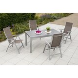 Gardenson Vrtni Set Carrara, 5-Delno, Aluminij, Steklo | Shoptok.si